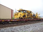 89ft MoW Flat Car With Equipment